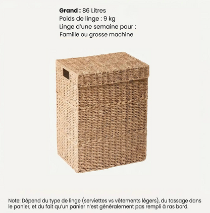 Panier à linge Wistreria grand - 86L-9kg
