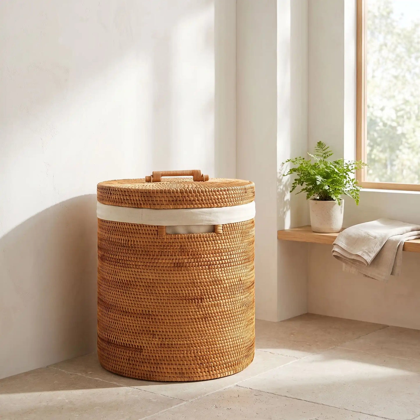 Panier à linge osier | Ilex