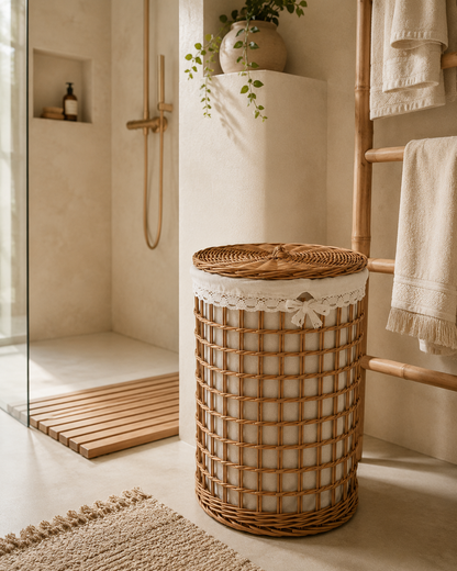 Panier à linge en osier | Rosemary